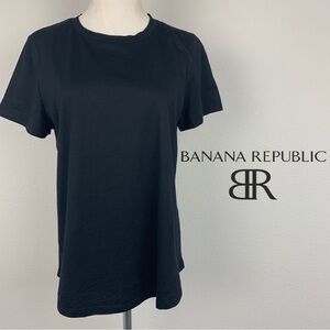 Banana Republic black Signature Tee, 100% Supima cotton